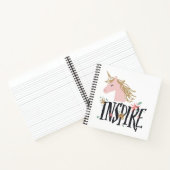 Carnet Inspirer | Gold Mane Unicorn (Intérieur)