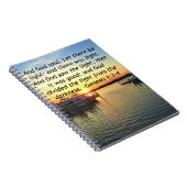 CARNET INSPIRER SUNSET GENESIS 1:3 PHOTO DESIGN (Côté Droit)