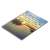 CARNET INSPIRER SUNSET GENESIS 1:3 PHOTO DESIGN (Côté gauche)