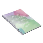 Carnet Inspirer un devis de rêve Aquarelle Abstraite (Côté Droit)