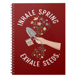 Carnet Inspirez le Printemps Expirez les Graines Enthousi