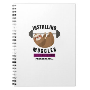 Carnet Installer les muscles paresseux de levage de poids