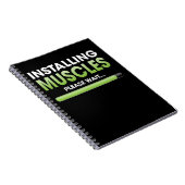Carnet Installing Muscles Please Wait Workout Lover (Côté Droit)