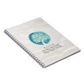 Carnet Instructeur de méditation YOGA Elégant Aquarelle A (Côté Droit)