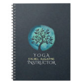 Carnet Instructeur de méditation YOGA Elégant Aquarelle A (Devant)