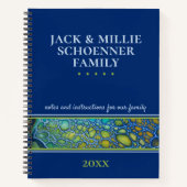 Carnet Instructions de planification immobilière Blue Mod (Devant)