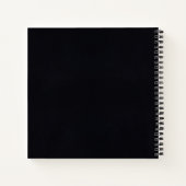 Carnet Instructrice de yoga en position de méditation ent (Dos)