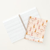 Carnet Instructrice de yoga Femmes Yoga Pose rose clair (Intérieur)