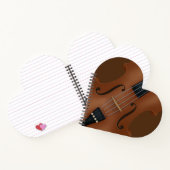 Carnet Instrument à cordes Violon violon Viola Coeur (Intérieur)