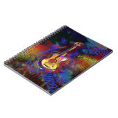 Carnet instrument de guitare (Côté gauche)