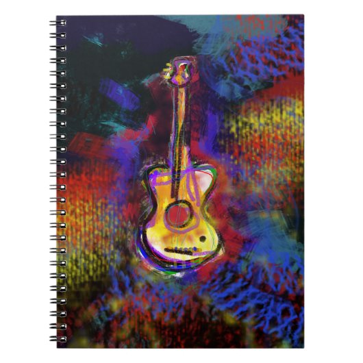 Carnet instrument de guitare (Devant)