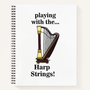 Carnet Instrument de musique Harpe Harpe