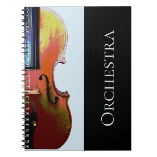 Carnet Instrument de musique Violon Musicien Orchestre 