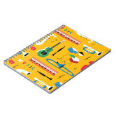 Carnet Instruments de musique : Jaune du milieu du siècle (Côté gauche)