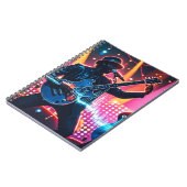 Carnet Instruments de musique pop rétro Abstraits (Côté gauche)