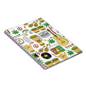 Carnet Instruments de musique : Reggae Arrière - plan san (Côté Droit)