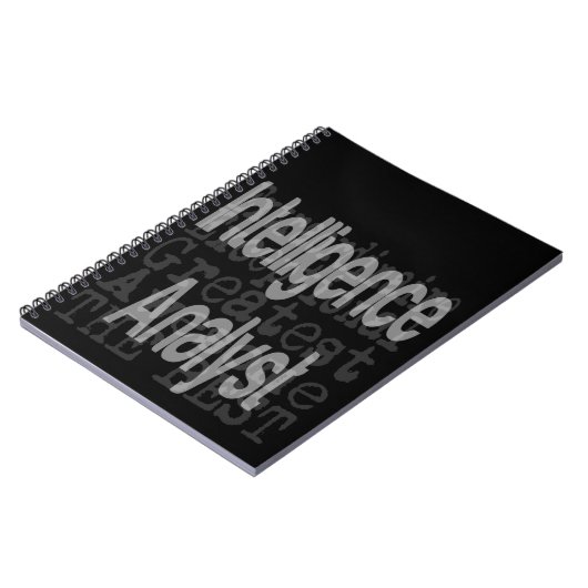 Carnet Intelligence Analyst (Côté gauche)