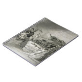 Carnet Intérieur d'une hutte esquimaude de neige, île (Côté gauche)