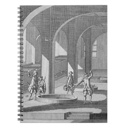 Carnet Intérieur d'une savonnerie, illustration pour une (Devant)