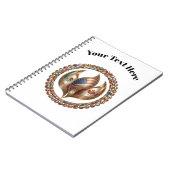 Carnet International Unity Flame with World Flags Emblem  (Côté gauche)