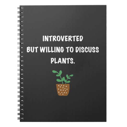 Carnet Introduction et plante (Devant)