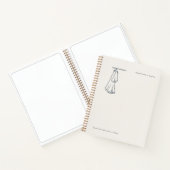 Carnet Introvert Custom Gift Minimalist Line Art  (Intérieur)