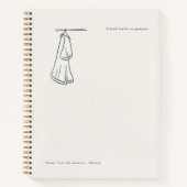 Carnet Introvert Custom Gift Minimalist Line Art  (Devant)