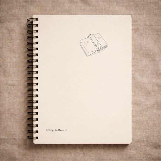 Carnet Introvert Minimalist Line Art Literary Gift