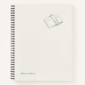 Carnet Introvert Minimalist Line Art Literary Gift (Devant)