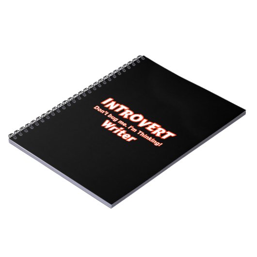 Carnet Introvert Writer (Côté gauche)