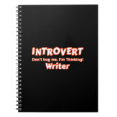 Carnet Introvert Writer (Devant)