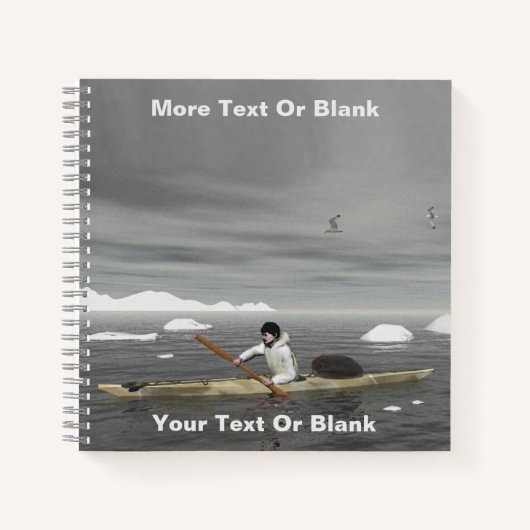 Carnet Inuit Kayak - Postage en Alaska (Devant)