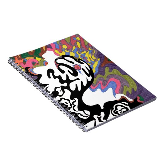 Carnet "Invasion" Art Abstrait (Côté Droit)