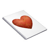 Carnet Invitation cœur Kintsugi (Côté Droit)
