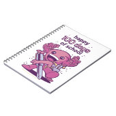 Carnet Invitation pour les 100 jours d'école (Côté gauche)