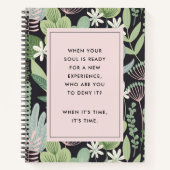 Carnet Invitations de journalisation pour l'auto-découver (Devant)