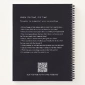 Carnet Invitations de journalisation pour l'auto-découver (Dos)