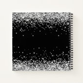 Carnet Invité de 50e anniversaire Paillettes Argentées No (Dos)