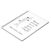 Carnet Invite de journalisation pour l'auto-réflexion noi (Côté gauche)