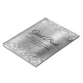 Carnet Invité de Remise de Diplôme de Lycée Argent Paille (Côté gauche)