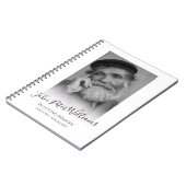 Carnet Invité photo personnalisé moderne (Côté gauche)