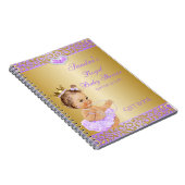 Carnet Invitée de princesse Lilac Lavender Gold Gift (Côté Droit)