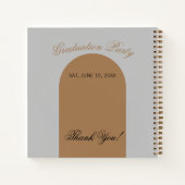 Carnet Invités de la fête de graduation Se connecter (Dos)
