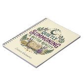 Carnet Invoquant silencieusement un Grimoire d'une réalit (Côté gauche)