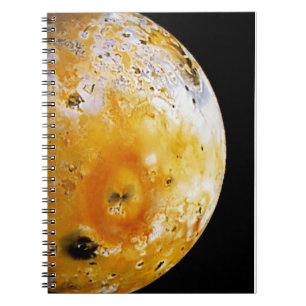 Carnet Io de la lune de Jupiter