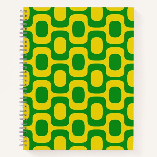 Carnet Ipanema Sidewalk Pattern, Beach Pattern, Brazil (Devant)