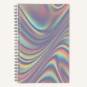 Carnet Iridescent Holographic Swirl Texture (Recto)