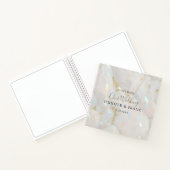 Carnet Iridescente Opal Gemstone Crystal Élégant (Intérieur)