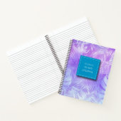 Carnet Iridescente personnalisée Pastel Palm (Intérieur)