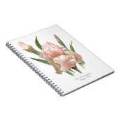 Carnet Iris barbu rose (Côté Droit)
